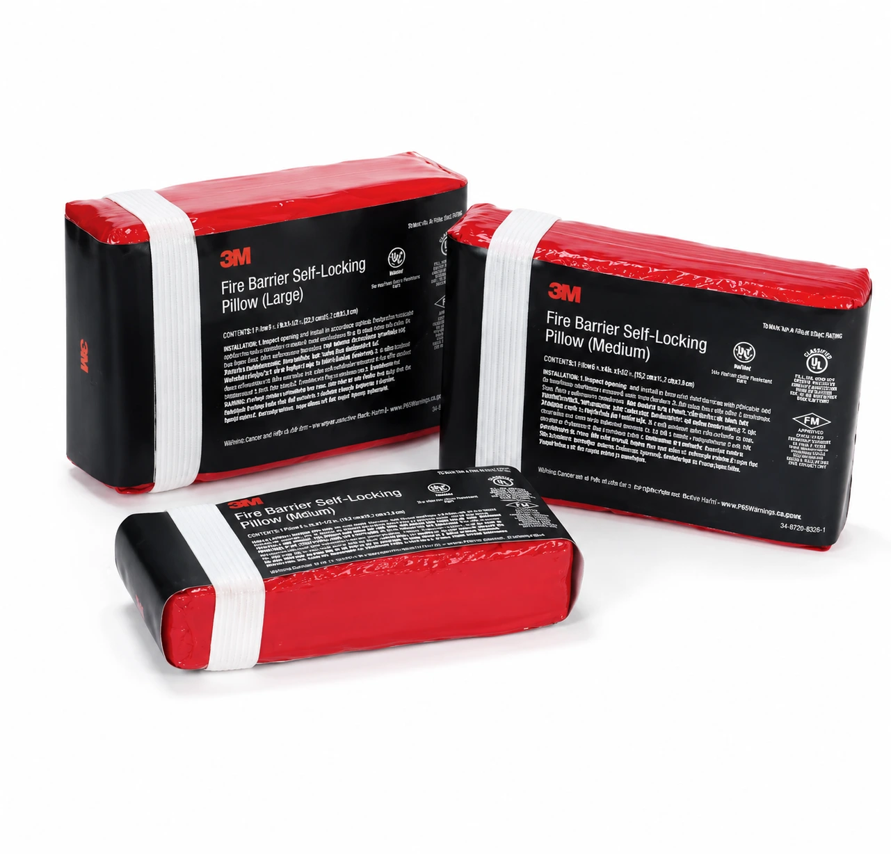 3M Fire Barrier Self-Locking Pillows